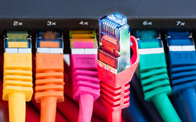 Anschluss des Kabelfernsehens