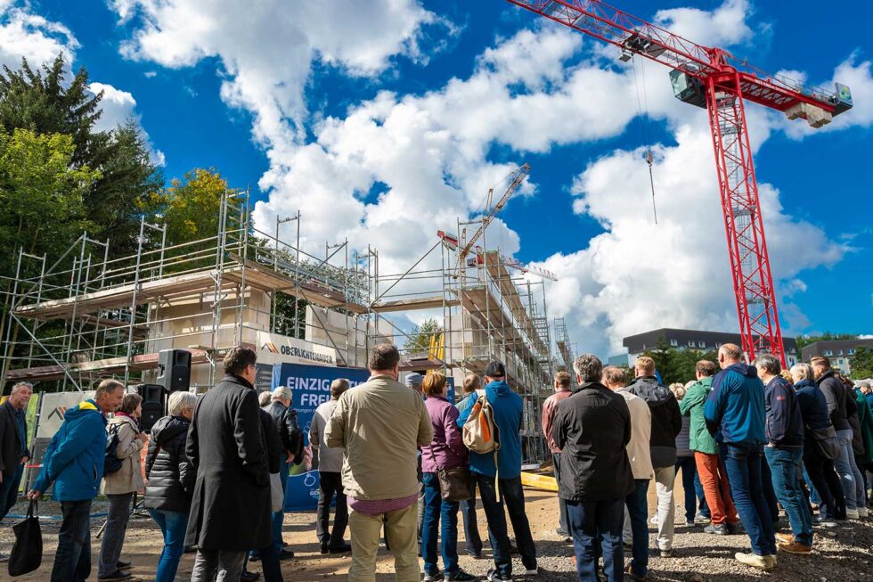 Grundsteinlegung "Freiberger Garten" 2022 Wohnungsgenossenschaft
