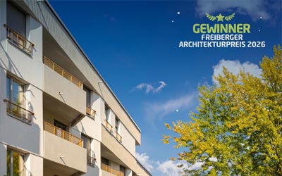 Unser „Freiberger Garten“ erhält den Freiberger Architekturpreis 2026