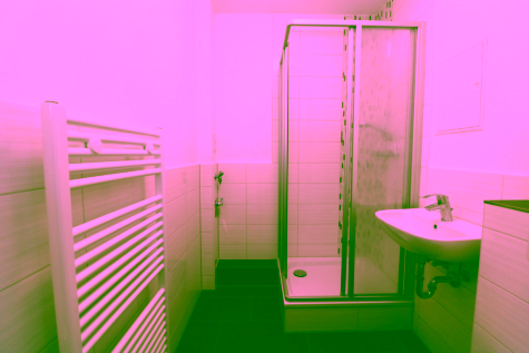 Dusche an, Alltag aus – renovierte 3RW mit Dusche und Balkon, 09599 Freiberg, Paul-Müller-Straße 40