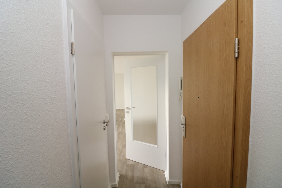 Einziehen und Wohlfühlen - stadtnahe 3RW mit Balkon und Badewanne - Beispiel Flur