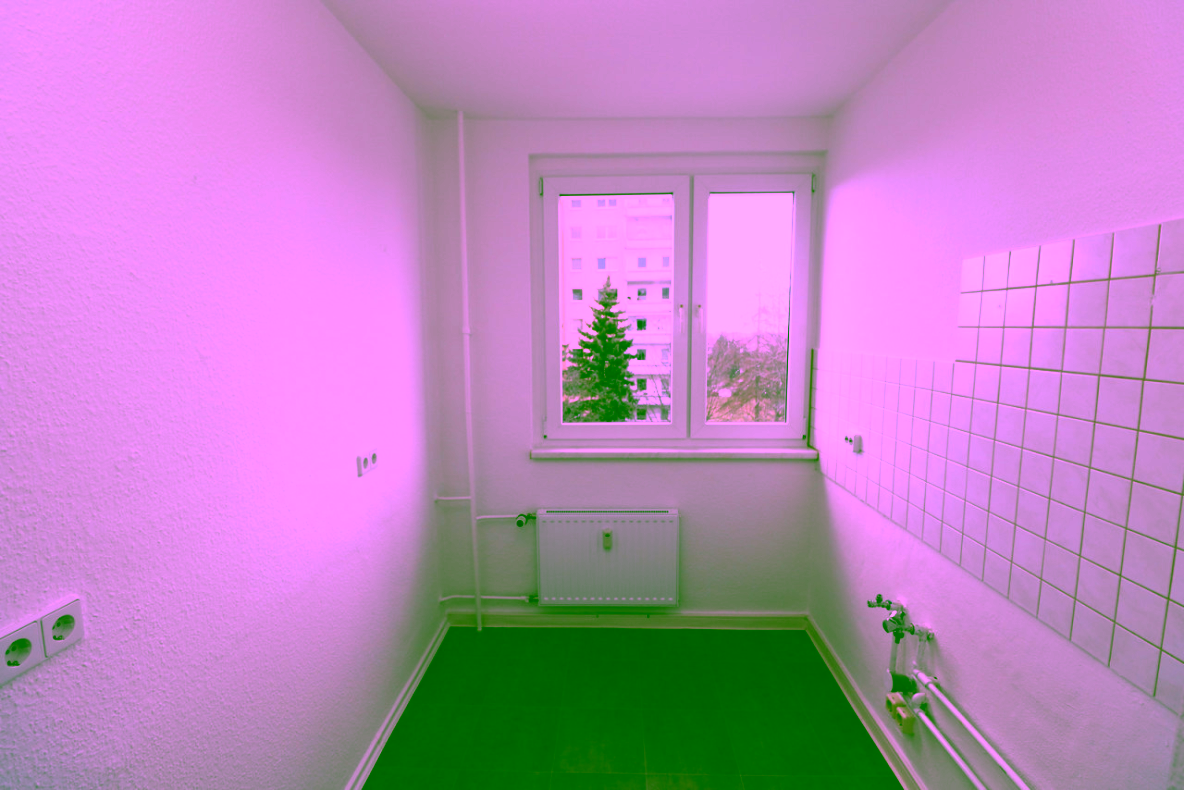 Flieg mit mir zu den Sternen...helle 3-RW mit Wanne & Balkon!!! - Beispiel Küche