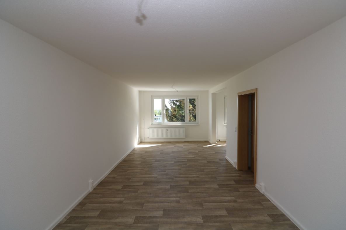 Wer´s GROß mag***Neu sanierte Etagenwohnung mit Wanne, Dusche u. 2 Balkonen!!! - Beispiel Wohnzimmer