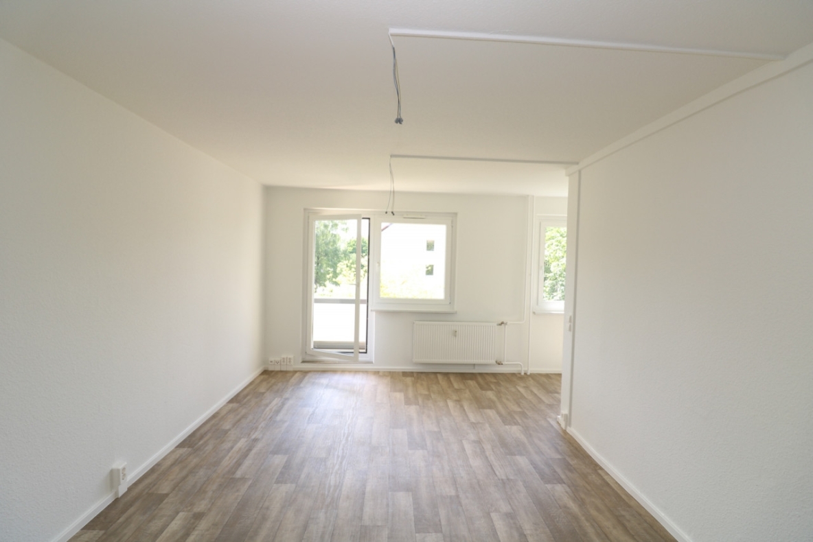 Single-Wohnung sucht Tanzpartner...neu sanierte 1-RW mit Dusche & Balkon!!! - Beispiel Wohnzimmer