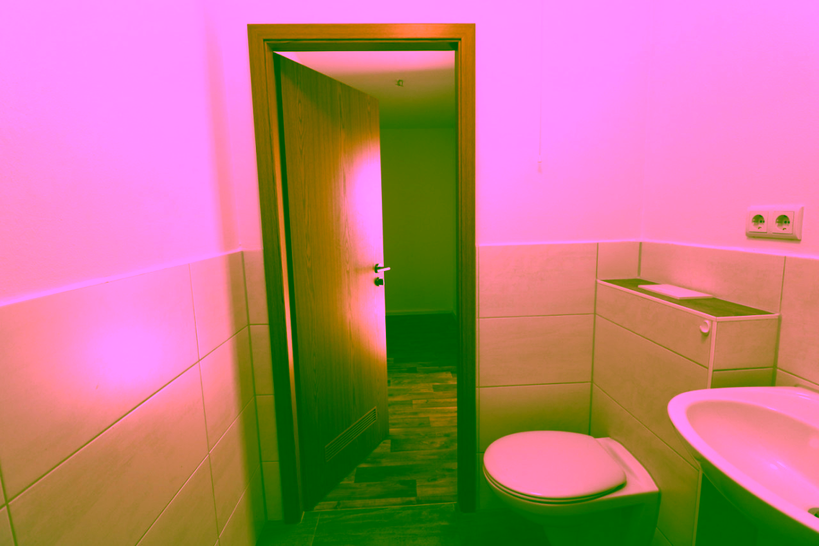 Das alles und noch viel mehr! - 1RW mit Einbauküche, Balkon, Dusche + Aufzug - Beispiel Bad