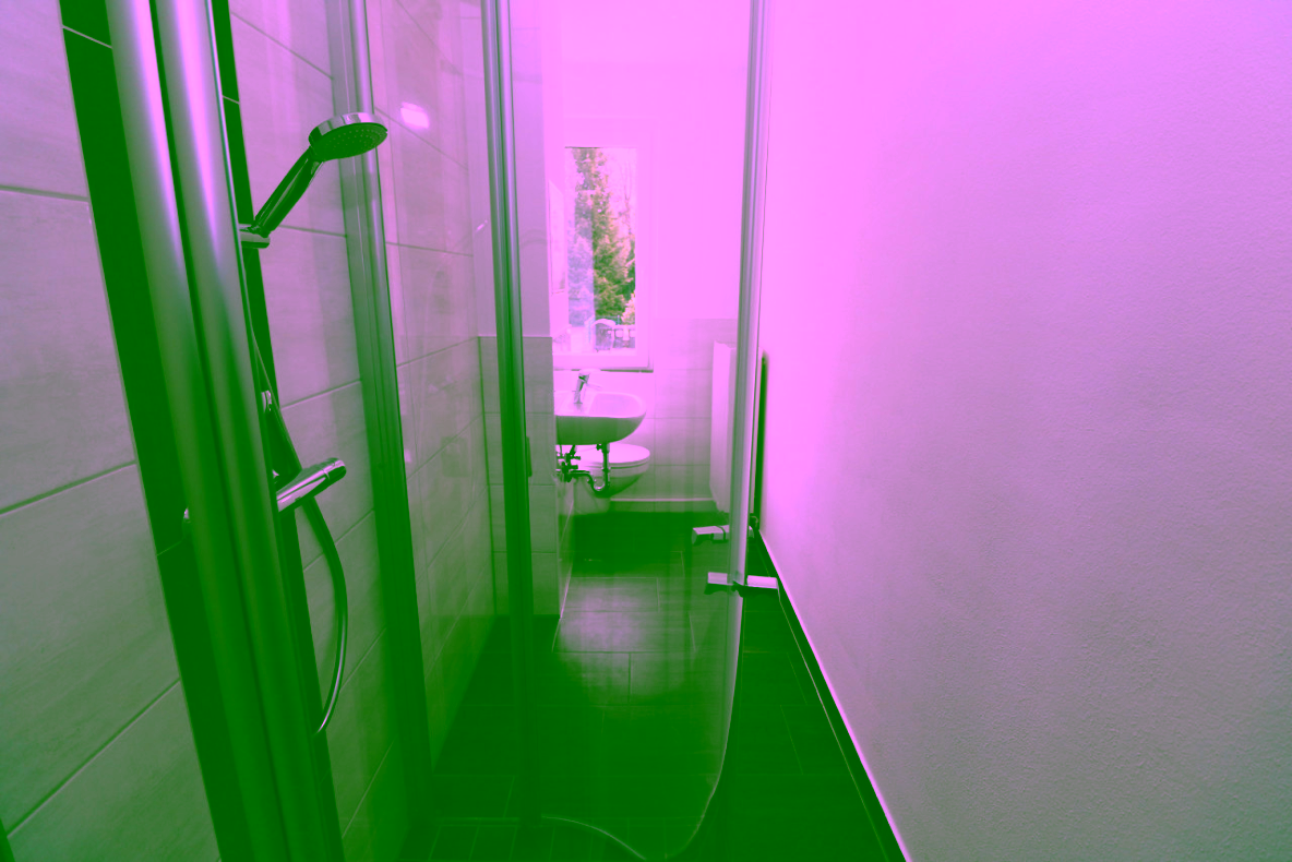Beispiel Bad mit Dusche