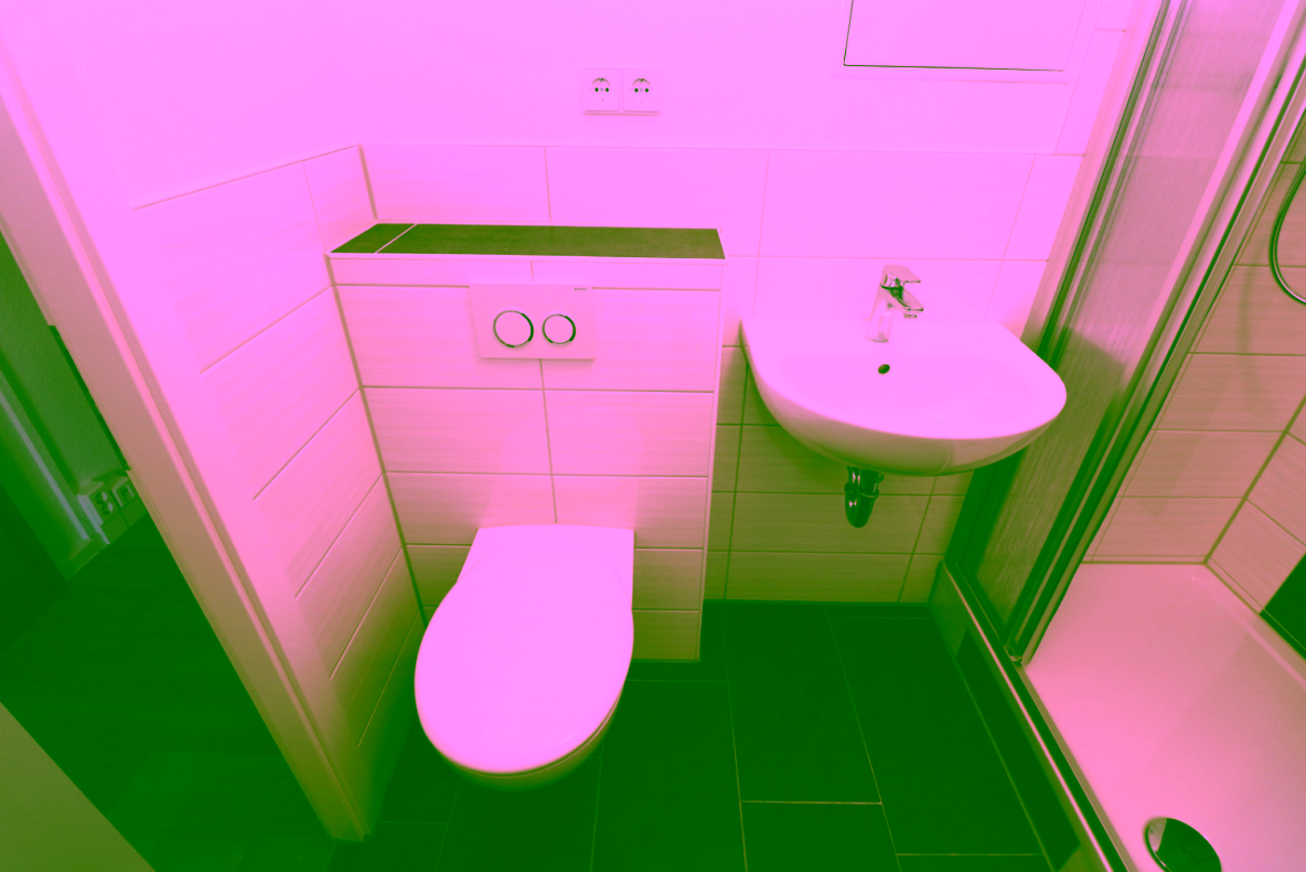 Richtig eingeseift...moderne 2-RW mit Dusche & Balkon!!! - Beispiel Bad