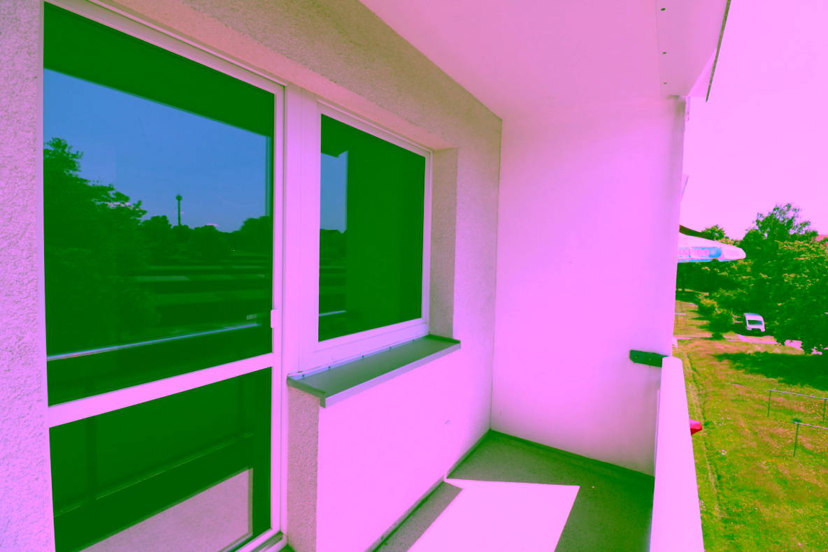 Richtig eingeseift...moderne 2-RW mit Dusche & Balkon!!! - Beispiel Balkon