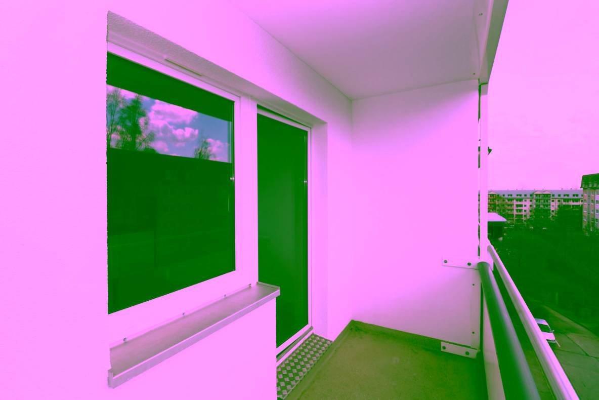 Komm und schwing den Kochlöffel-Einbauküche vorhanden - Beispiel Balkon