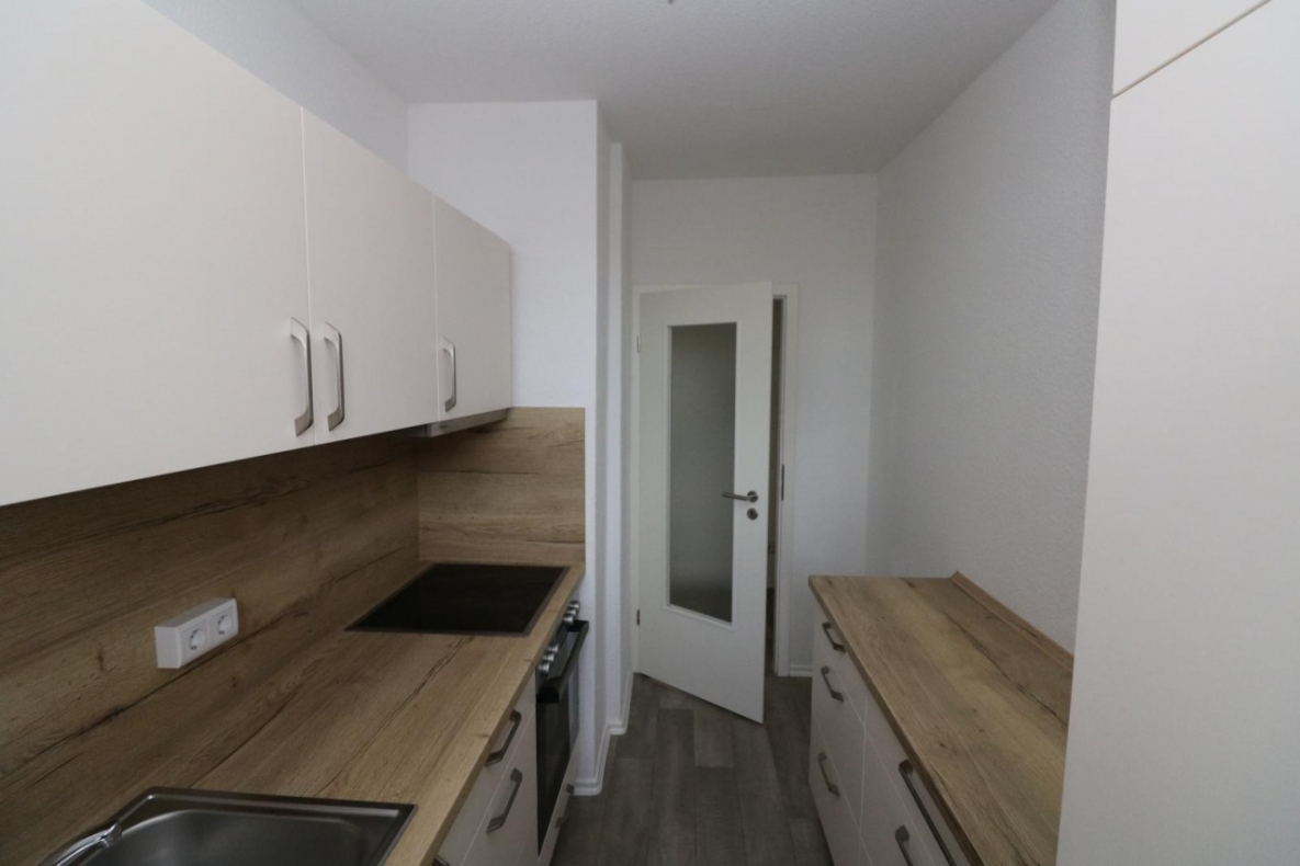 Hier kocht der Chef noch selbst…moderne 2-RW mit Einbauküche & Dusche - Beispiel Küche