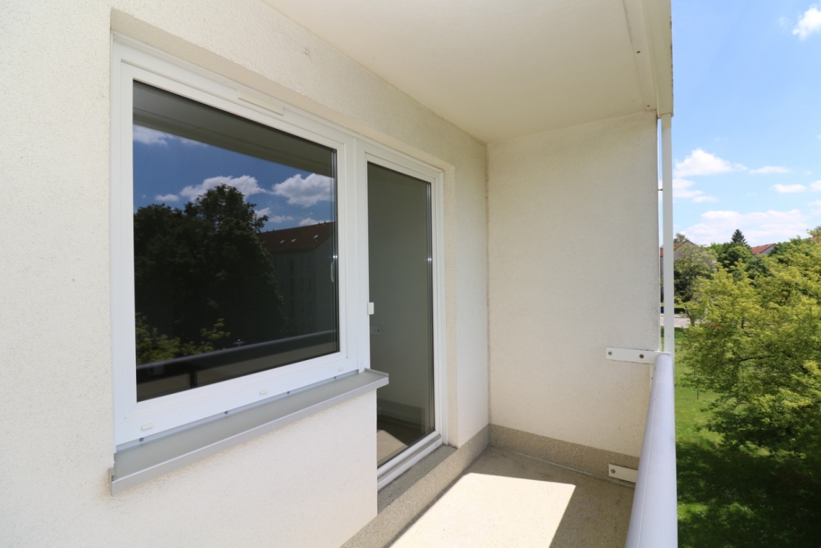 Copilot gesucht…tolle 1-RW mit Dusche & Balkon!!! - Balkon