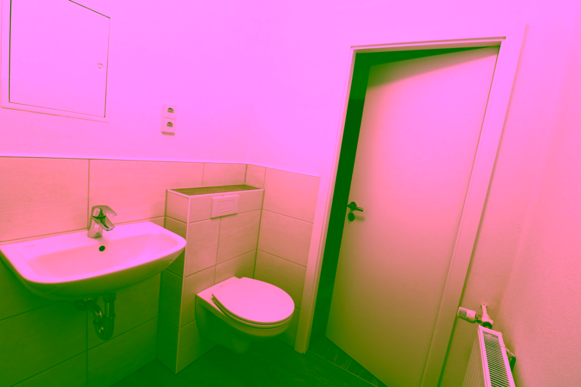 Unter-der-Dusche-Sänger gesucht - gemütliche 3RW mit Dusche und Balkon - Beispiel Bad