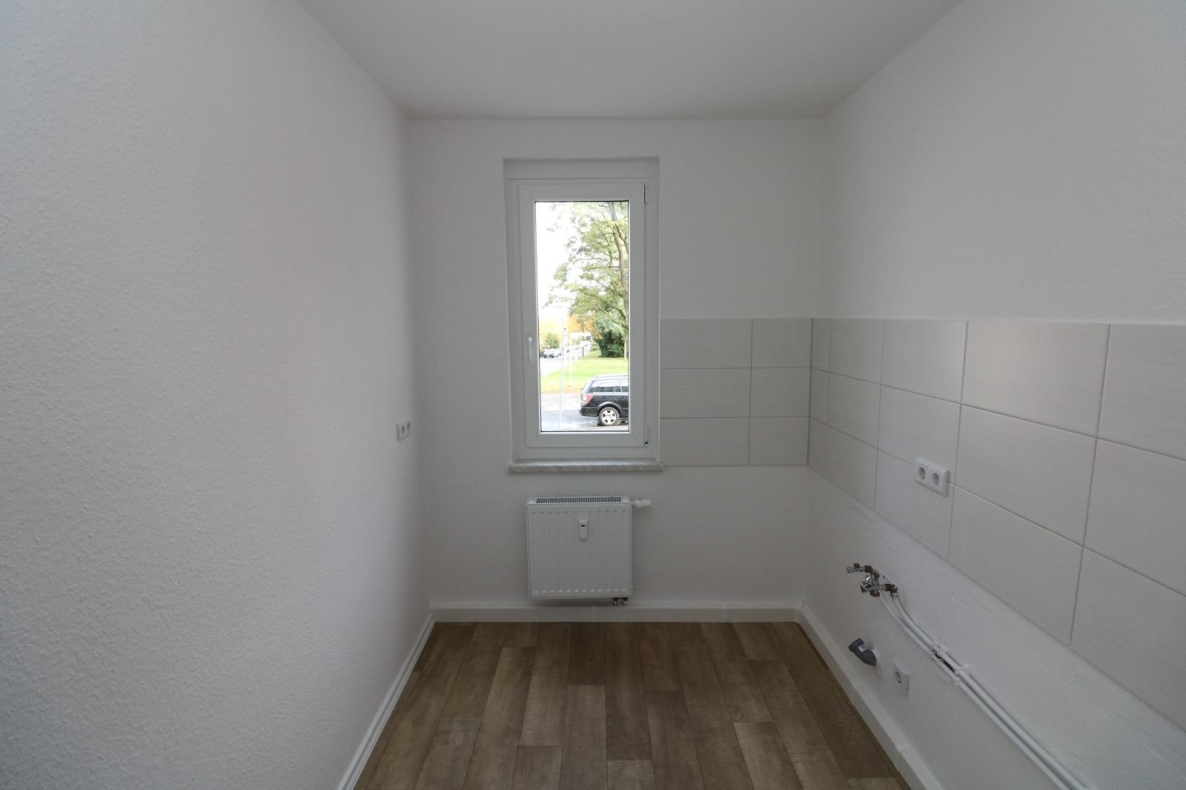 Wozu viele Treppen steigen? Neu sanierte Erdgeschosswohnung mit Blick ins Grüne! - Küche